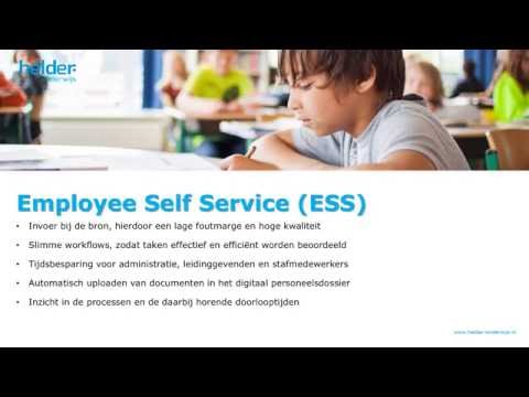 e-HRM Helder Onderwijs: Employee Self Service (ESS) Youforce