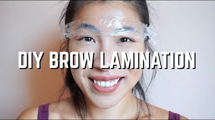DIY Brow Lamination At Home | Feathery Brows Hack | The Newest Brow Trend