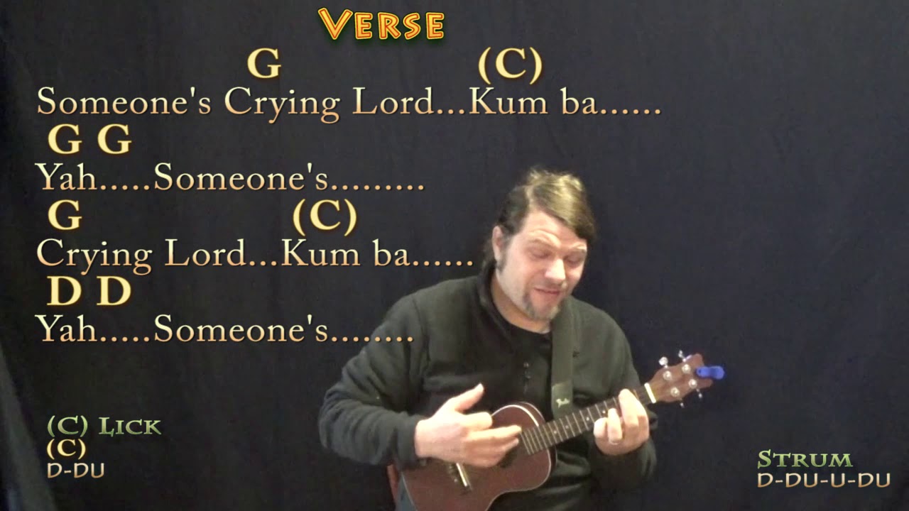 Kumbaya (Spiritual) Ukulele Cover Lesson in G with Chords/Lyrics YouTube