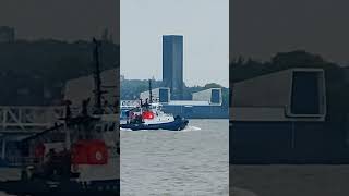 TUG BOAT ON THE RIVER MERSEY