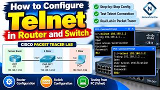 How to Configure Telnet on Cisco Router & Switch | Step-by-Step