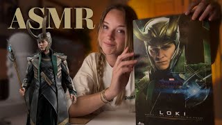 ASMR - Relaxing Marvel Unboxing✨🐍 Loki Hot Toys! (tapping, fidgeting, clicky whispers)