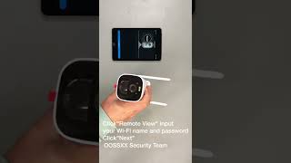 OOSSXX Solar Camera Setup