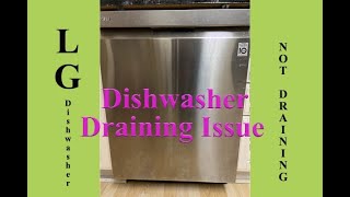 LG Dishwasher Not Draining Easy Fix