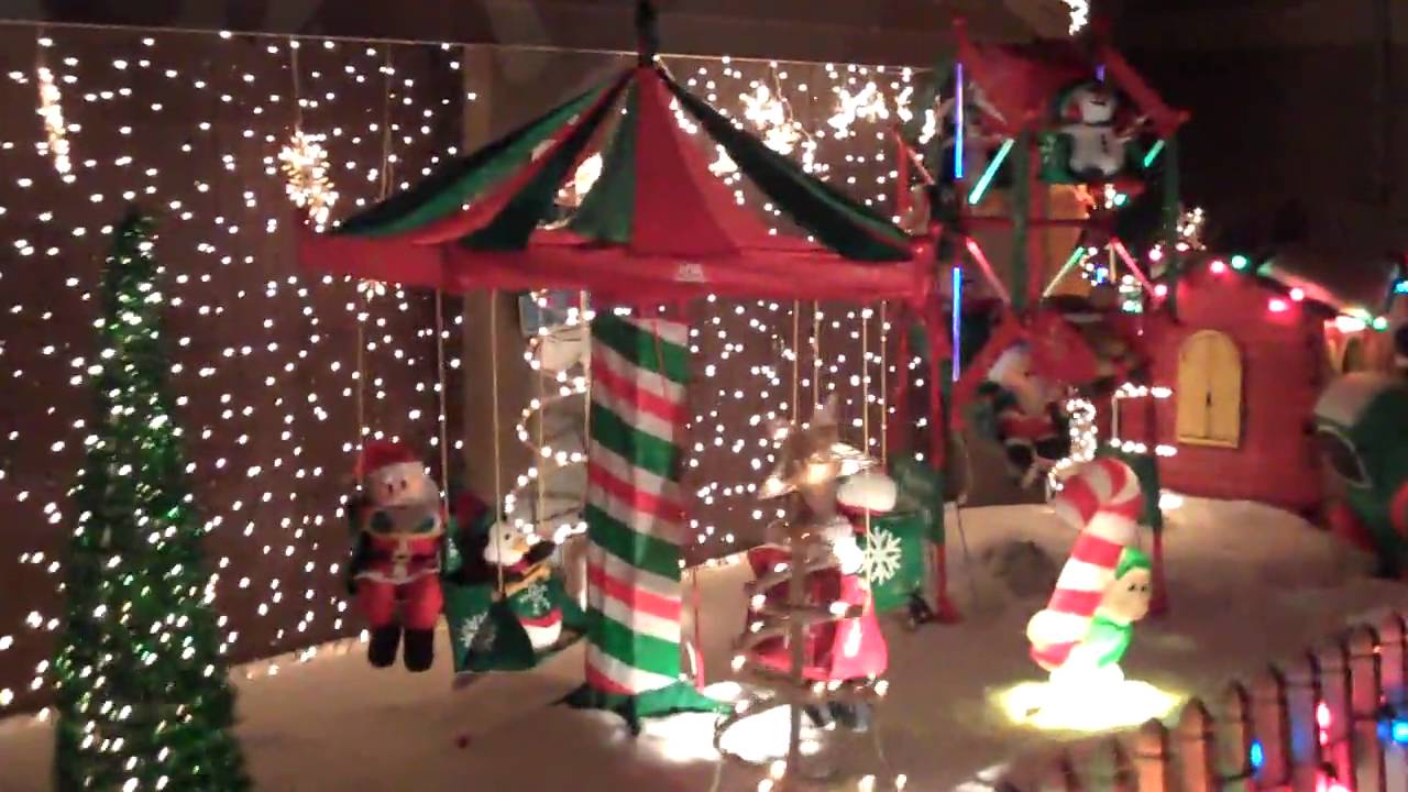 Fairfield, Connecticut Christmas 2009 THE BEST DECORATED HOUSE YouTube