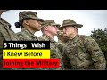 5 Things Before Joining the Military