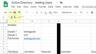 Google Cloud Directory Sync GCDS - Adding users to AD - Part 2