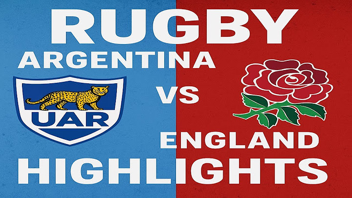 Argentina vs England Rugby  Highlight All TRY