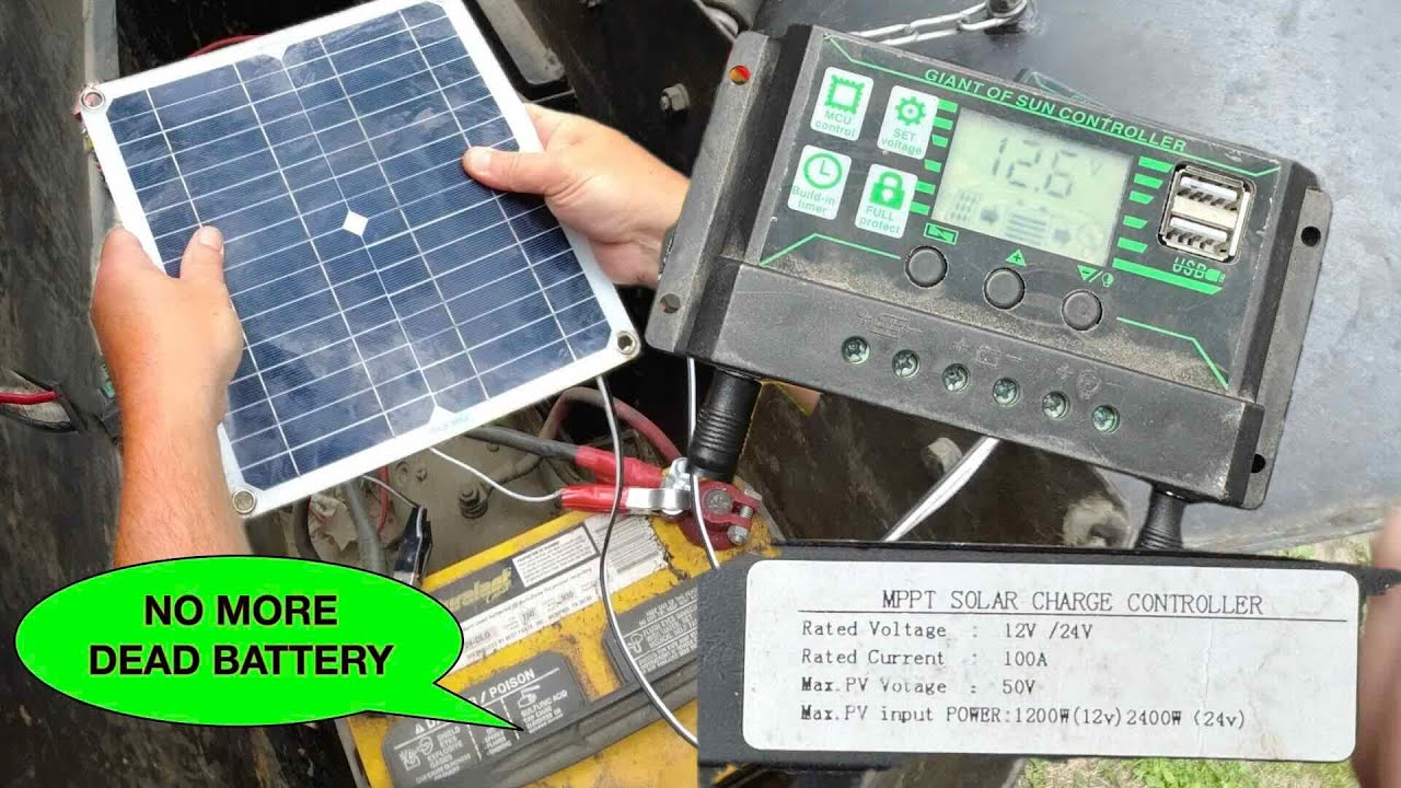 ‼️NO MORE DEAD BATTERY‼️- GIANT OF SUN solar maintainer