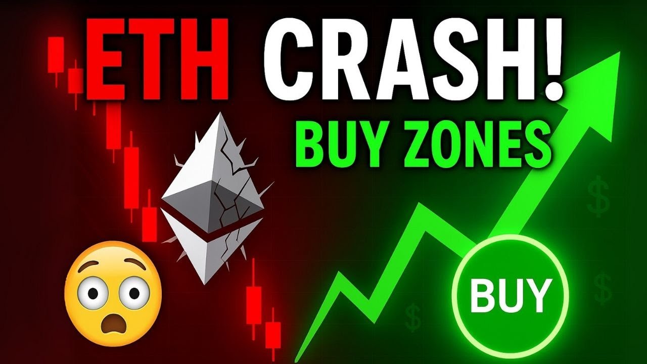 ETH CRASH!! | My Exact Buy Zones for the BIG Rebound