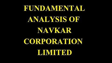 How good is fundamental analysis of NAVKAR CORPORATION LTD.