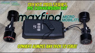 DIY (Almost) Any Skateboard Into An ESK8? Maxfind M5 Might Be 4 You!