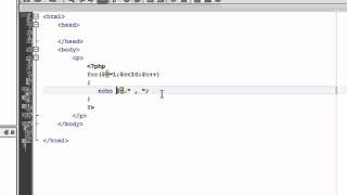 Tutorial PHP 6: la sentencia for en php