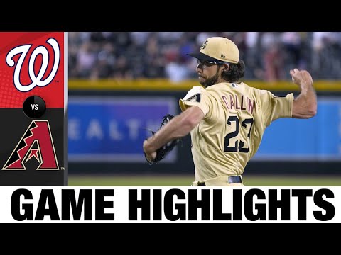 Nationals vs. Diamondbacks Game Highlights (7/22/22) | MLB Highlights