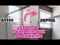 PAPEL DE PAREDE NO BANHEIRO 💕 DENTRO DO BOX 😱 | DEFACILE | Juliana Dultra