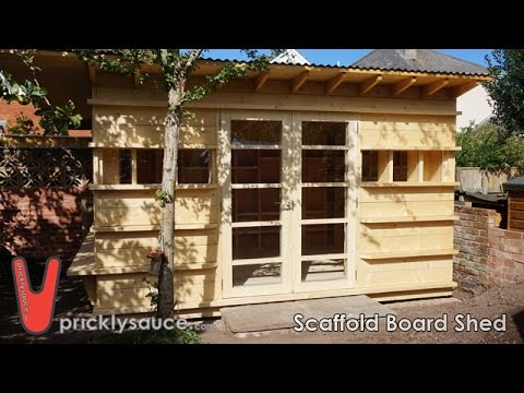Shed build pricklysauce - YouTube
