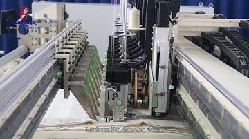 GetonAgain Automatic Nine heads Bar Tacking Machine