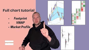 Full chart tutorial in Ninjatrader | Footprint | VWAP | Market Profile