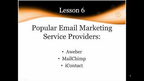 Free Internet Marketing Video Training Course - Lesson 6 - Email Marketing - YouTube.flv