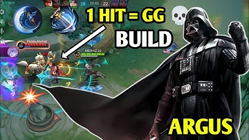ARGUS BUILD 2025 💥 OP Build Mobile Legends (Insane Damage & 1 Hit Delete!)”