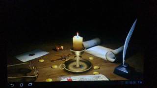 3D Melting Candle Live Wallpaper screenshot 2