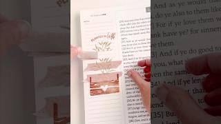 Bible Journaling | Spiral Bible Tape Masking