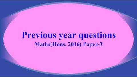 differential Calculus|| Part-2||Paper-3|| LNMU|| Previous year question math
