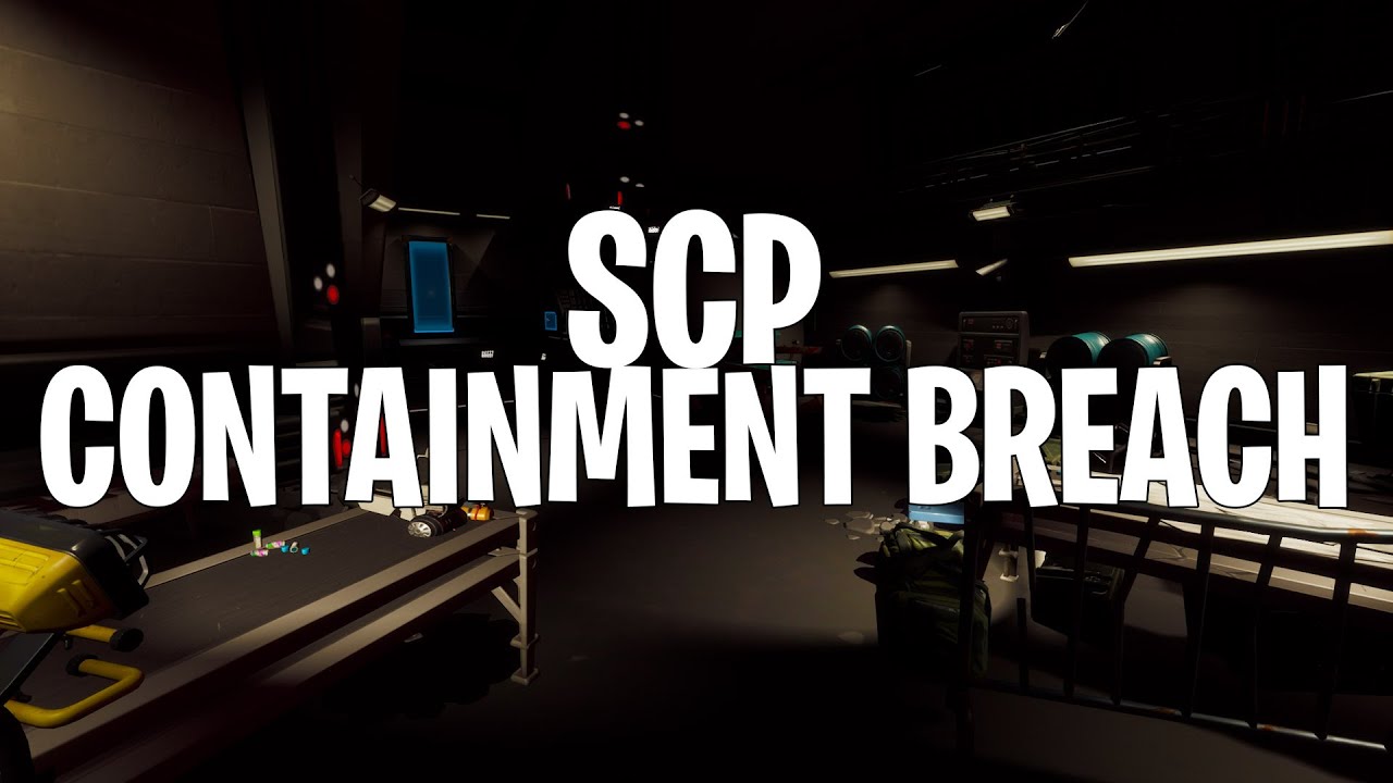 SCP – Security Breach UEFN Map  Code: 2090-3695-9703 Map in beta