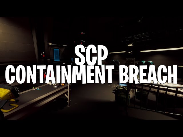 SCP – Security Breach UEFN Map, Code: 2090-3695-9703 Map in beta