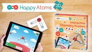 Happy Atoms 2D: Interactive Chemistry Puzzle Product Trailer screenshot 2