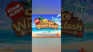 Solitaire Win Cash - Make Money 🚩Scam Alert! #realorfake #paypal #scam #winrealmoney #shorts screenshot 1