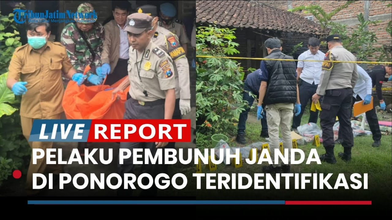 Pelaku Pembunuhan Janda Yang Ditemukan Berlumuran Darah di Ponorogo Terindentifikasi