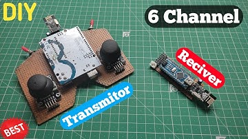 Diy 6 Channel Rc Transmitter Using Arduino || How to make Transmitter Using Arduino Uno