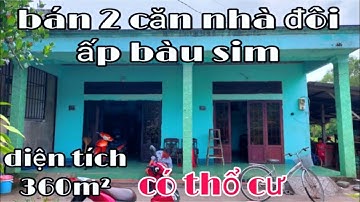 Nhà đất Củ Chi, giá rẻ, bán 2 căn nhà cấp 4 , có 40m thổ cư, thuộc ấp bàu sim