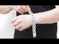 Double chainsilver braceletpulsera de doble cadena