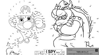 Cuadernillo de Tablas de multiplicar Mario bros