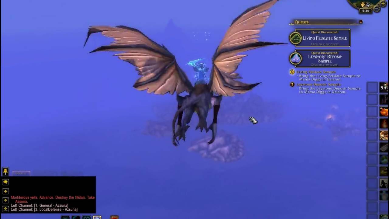 Legion   Living Felslate Sample and Leystone Deposit Sample