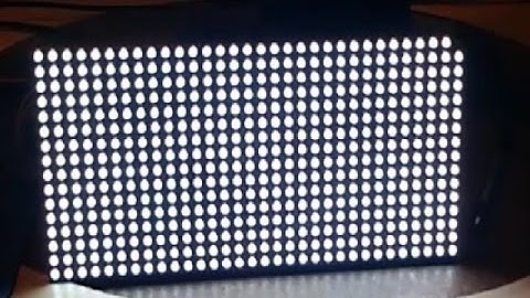 Arduino UNO 16X32 RGB brightness Control