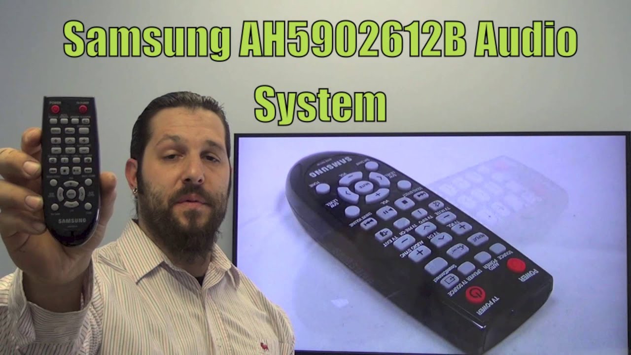 SAMSUNG AH5902612B Audio System Remote Control www.ReplacementRemotes