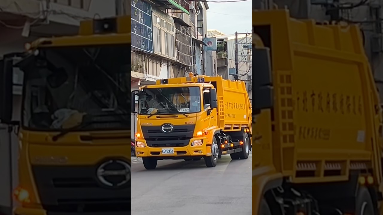新車上路!鶯歌區垃圾車KEV-2136 循線收運 縮圖
