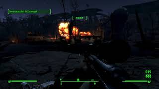 Fallout 4 Sniping a Mini Nuke