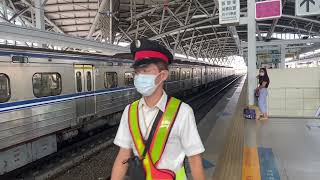 ［111/07/09］3167次500型藍蟑螂區間車往潮州 台中站停車+開車