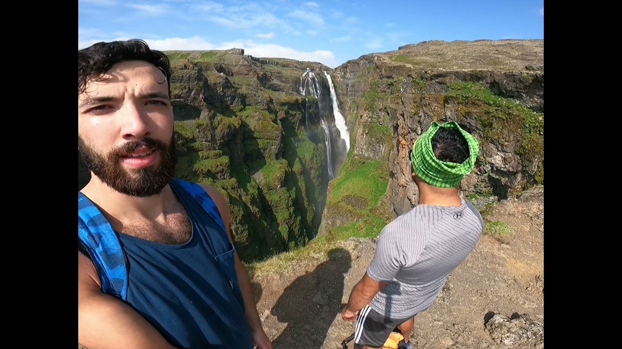 GLYMUR, second HIGHEST waterfall of ICELAND