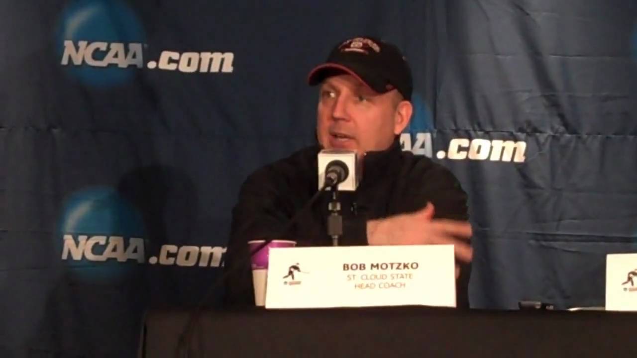 St. Cloud State, NCAA Hockey West Regional pre-tournament press conf.