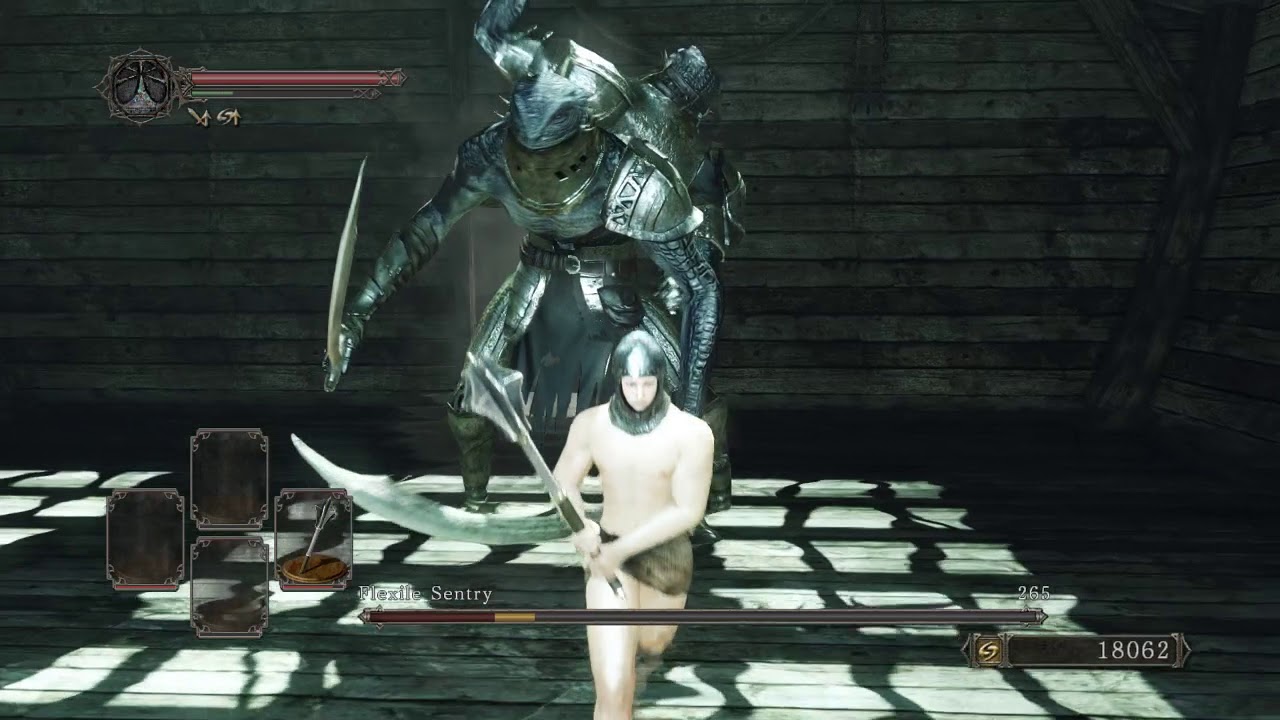Dark Souls 2 SotFS: No Roll/Block/Parry - Flexile Sentry