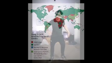 Trying To Get A Subscribe From Every Country (Day 7) #shorts #mapchart