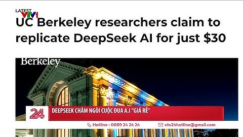 Deepseek châm ngòi cuộc đua A.I "giá rẻ" | VTV24