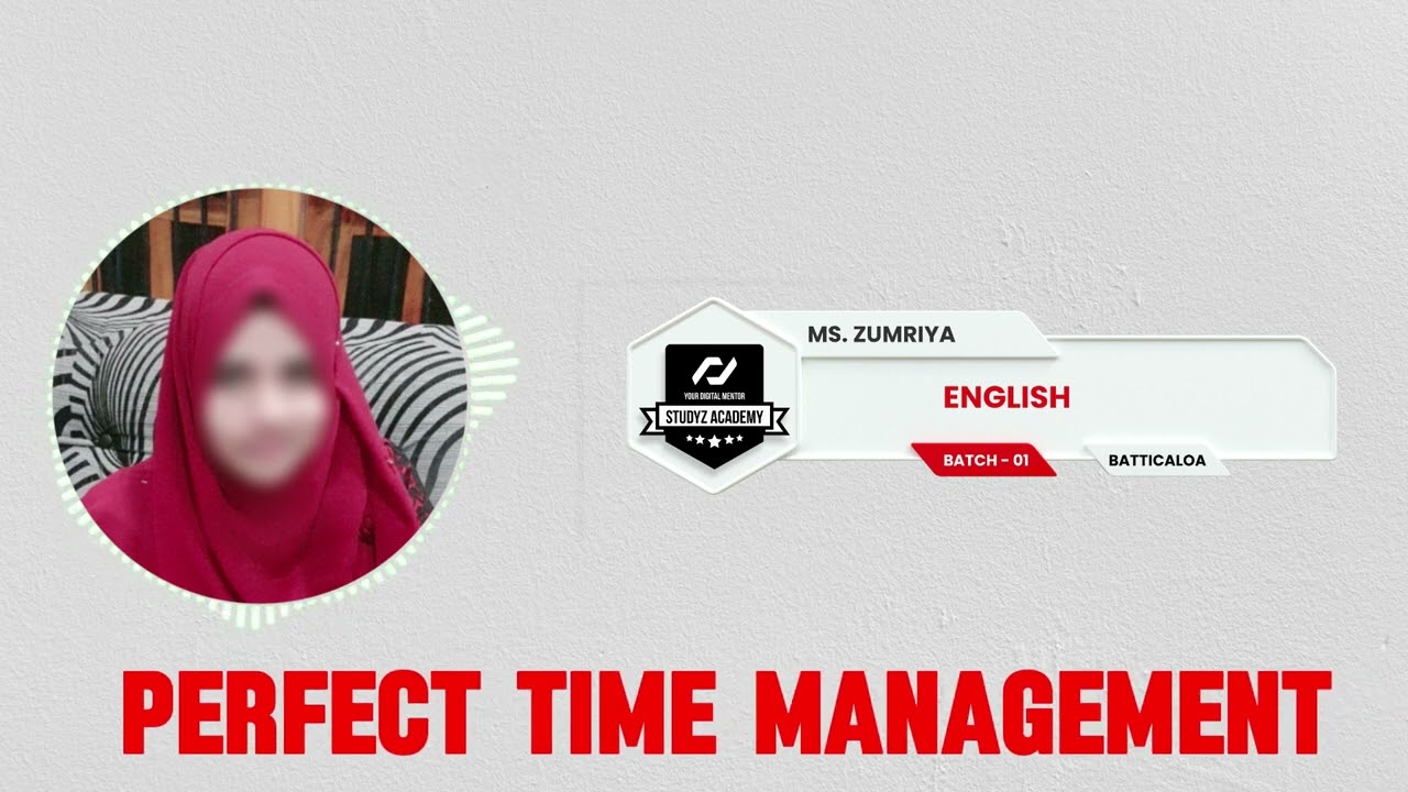 Student Feedback | English | Miss. Zumriya | Studyz Academy