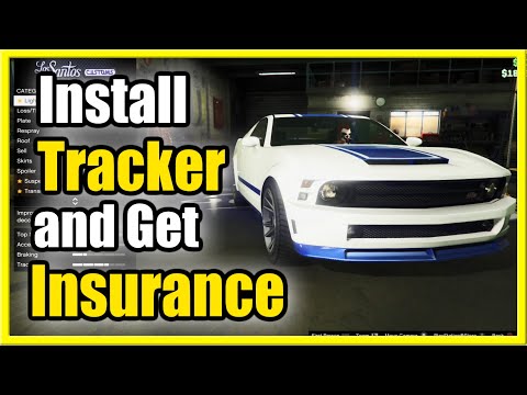 How to Get Insurance on Your CAR and install a TRACKER in GTA 5 Online (Easy Method!)