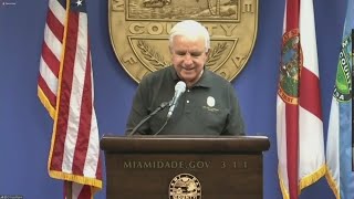 WEB EXTRA: Miami-Dade Mayor Carlos Gimenez Holds Briefing On Eta